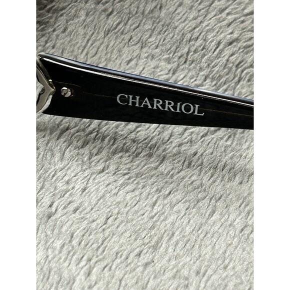Charriol Womens Black Sunglasses Eye Glasses Shades Black Uv Pc 8090 Clean 2A